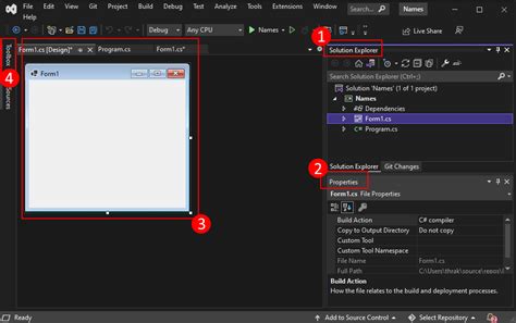 how to execute .net application in visual studio