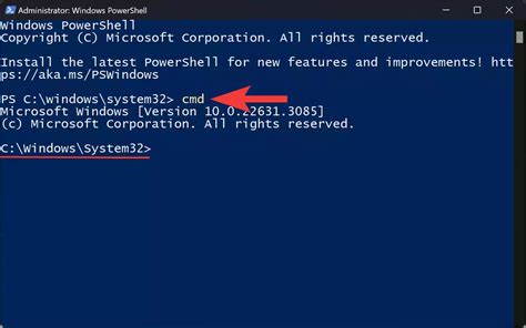 how to execute a command in windows powershell