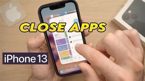 how to exit apps on iphone 13