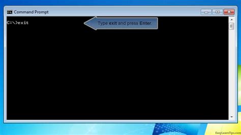 how to exit dos
