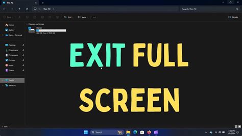 how to exit full screen on laptop roblox