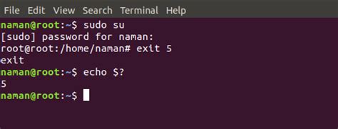 how to exit root in linux