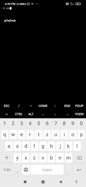 how to exit vim termux