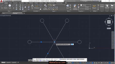 how to explode a polar array in autocad