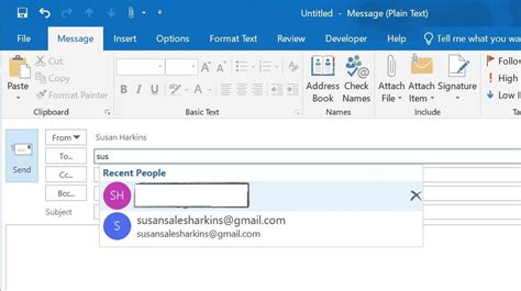 how to export autocomplete email addresses from outlook