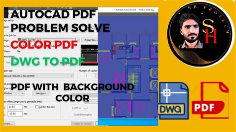 how to export color pdf from autocad