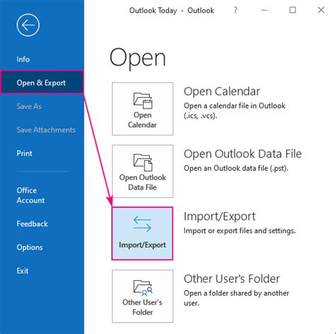 how to export contacts from gmail to outlook