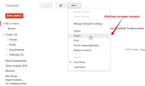 how to export contacts to iphone from gmail