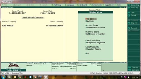 how to export data from tally 7.2 to excel