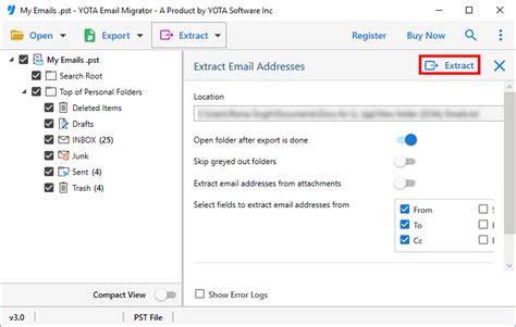 how to export email address list from excel to outlook