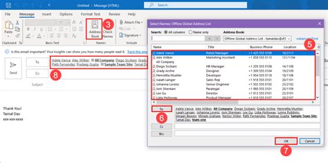 how to export email addresses from excel into outlook