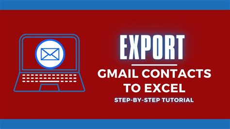 how to export gmail contacts to excel