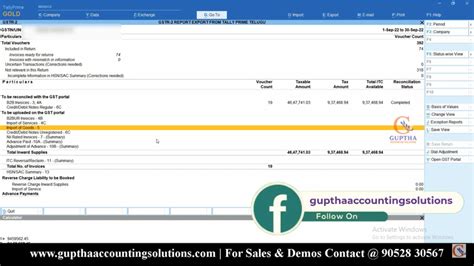 how to export gstr 2 from tally prime in excel