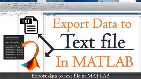 how to export matlab file