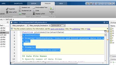 how to export matlab script