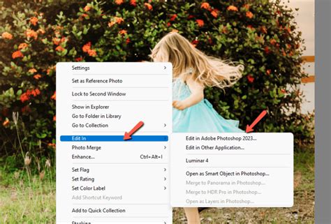 how to export photo from photoshop back to lightroom