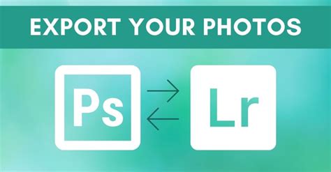 how to export picture from photoshop to lightroom