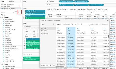 how to export raw data from tableau to excel