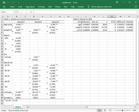 how to export regression results from stata to excel