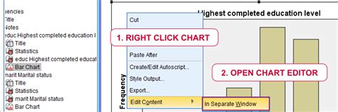 how to export spss graph to excel