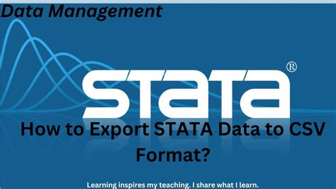 how to export stata data to csv