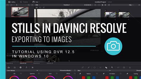 how to export stills from a video