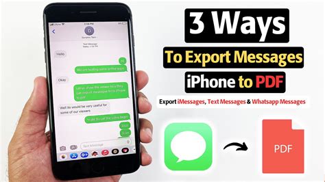how to export text messages from iphone to iphone