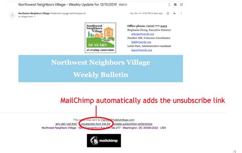 how to export unsubscribes from mailchimp