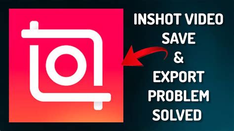 how to export video from inshot app