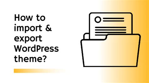 how to export wordpress theme
