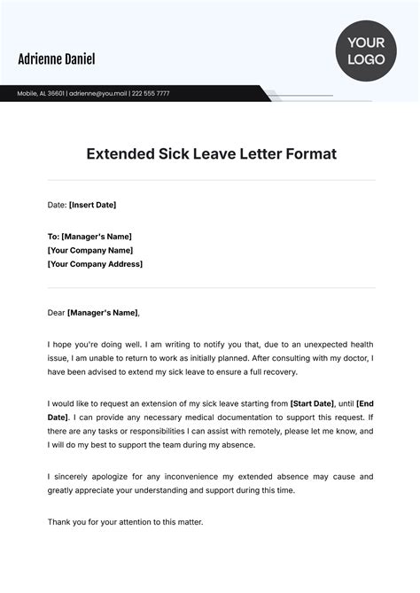 how to extend a sick note