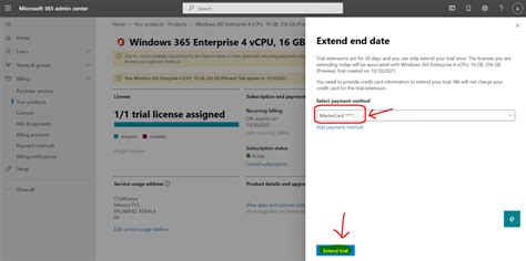 how to extend trial version