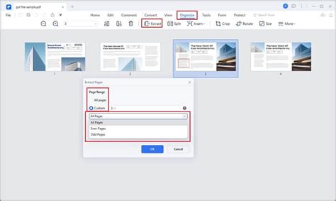 how to extract 1 page from word document