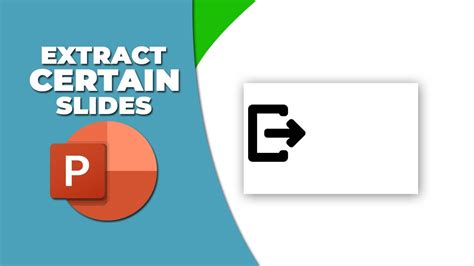 how to extract a slide from powerpoint