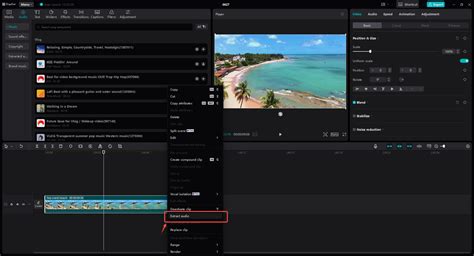 how to extract audio in capcut for free