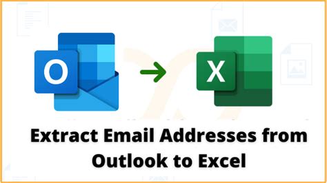 how to extract email addresses from outlook to excel