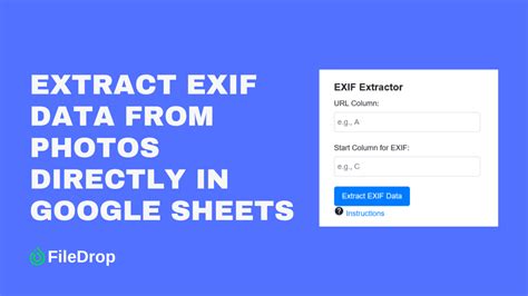 how to extract exif data from image