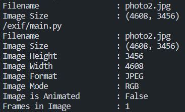 how to extract exif data from image python