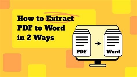 how to extract image from pdf to word