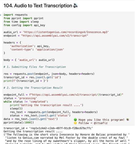 how to extract text from audio file