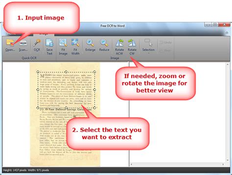 how to extract text from scanned pdf to word