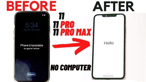 how to factory reset iphone 11 pro max without passcode