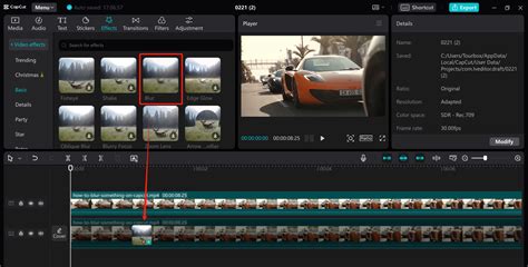how to fade in blur on capcut