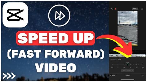 how to fast forward video in capcut