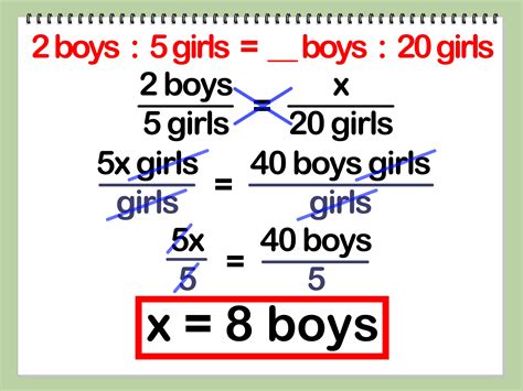 how to figure out ratio math problems