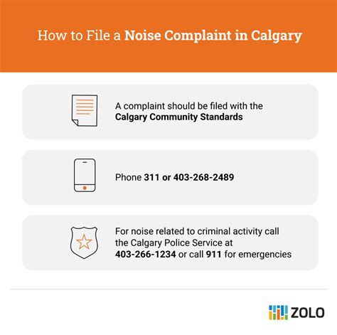 how to file a noise complaint calgary