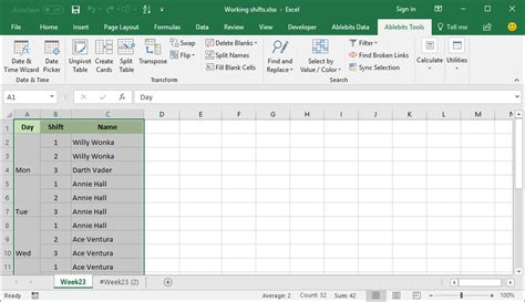 how to fill blank cells in excel data range with cells above it