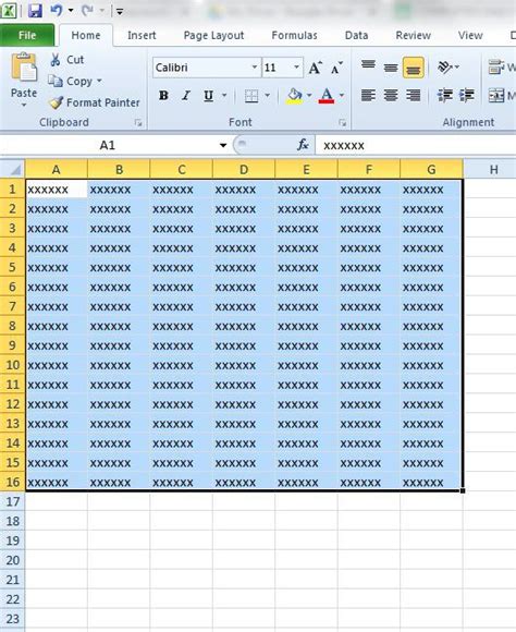 how to fill cells with same value in excel