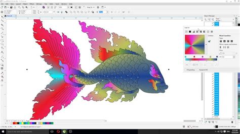 how to fill color in coreldraw