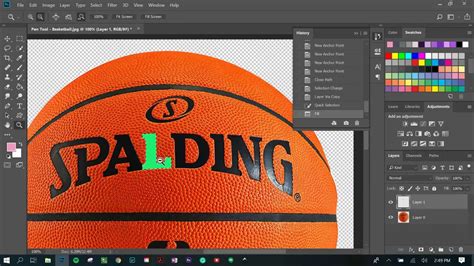 how to fill colour in pen tool in photoshop